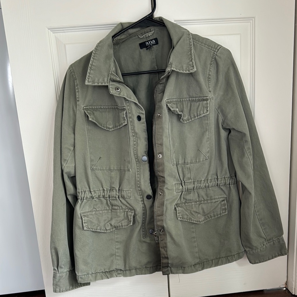 a.n.a Olive Utility Jacket